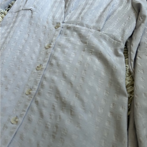 Nasty Gal - Long Sleeve Lavender Dress - Size 6 - Picture 3 of 4